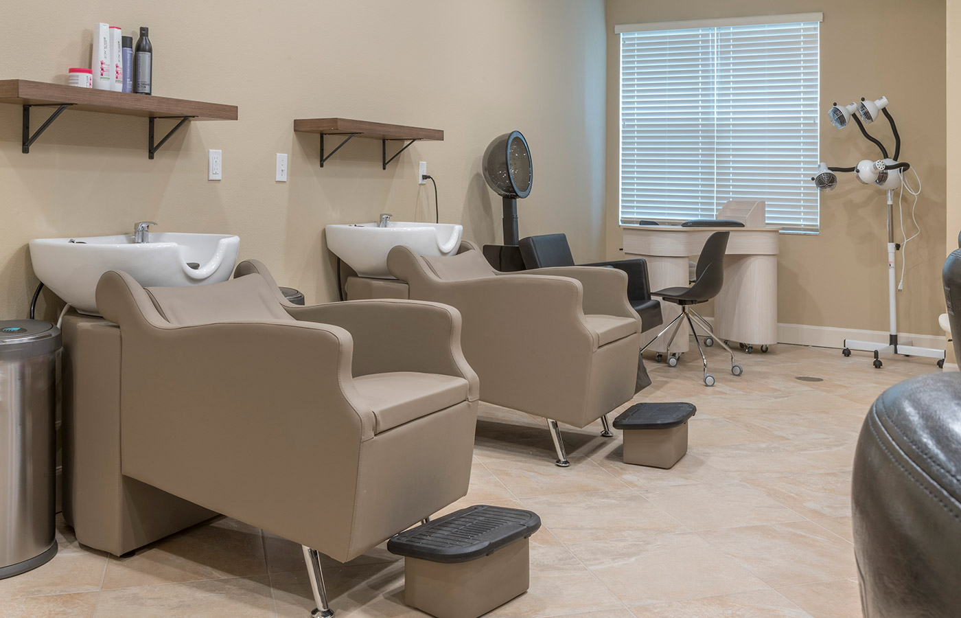 The salon at The Glades at ChampionsGate.