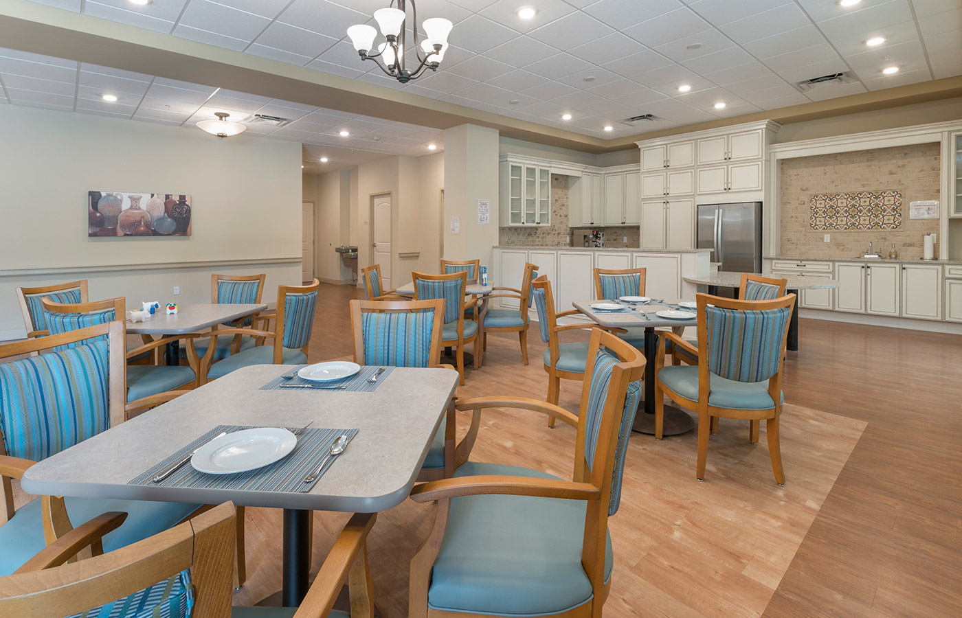 A dining area at The Glades at ChampionsGate.
