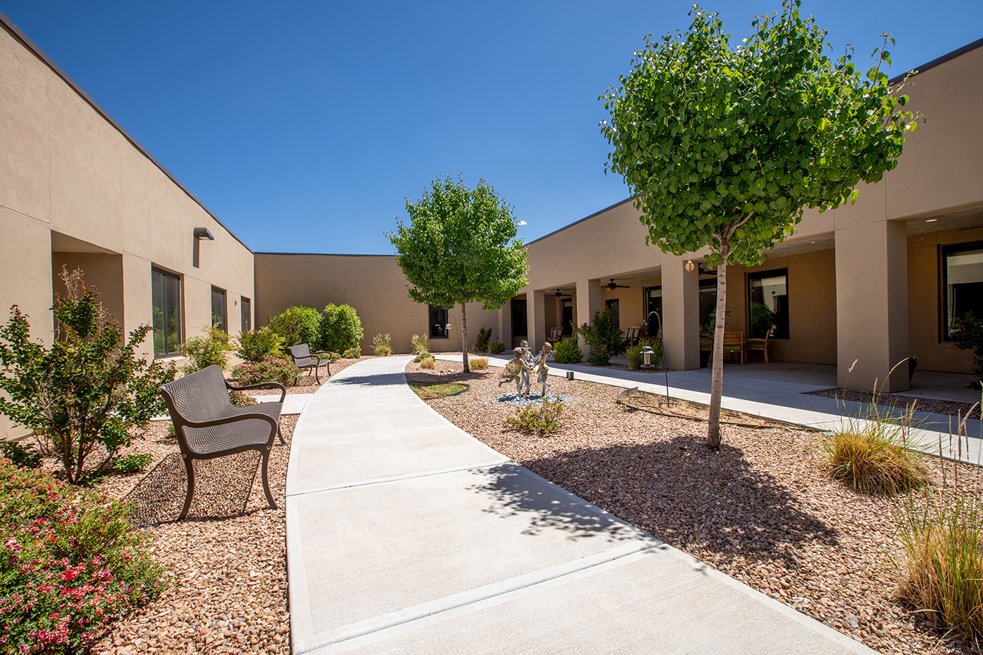 The Watermark at Cherry Hills outside corridor.