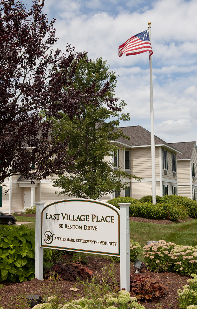 East Village Place sign.