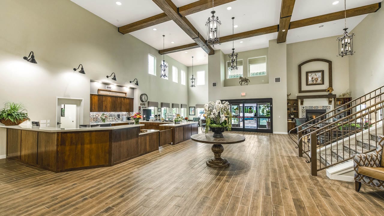 The interior of The Watermark at Continental Ranch.