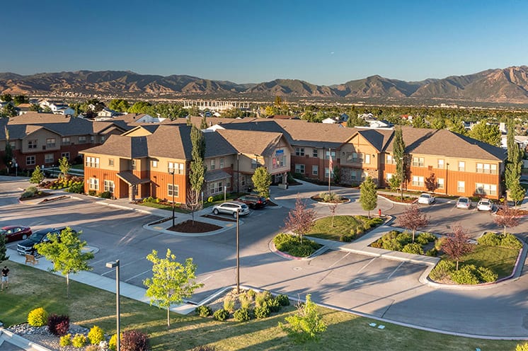 The exterior of Summit Senior Living.