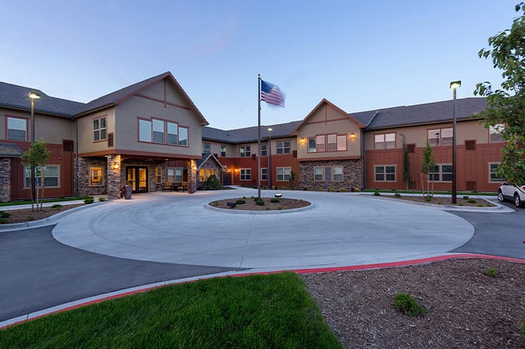 The exterior of Summit Senior Living.