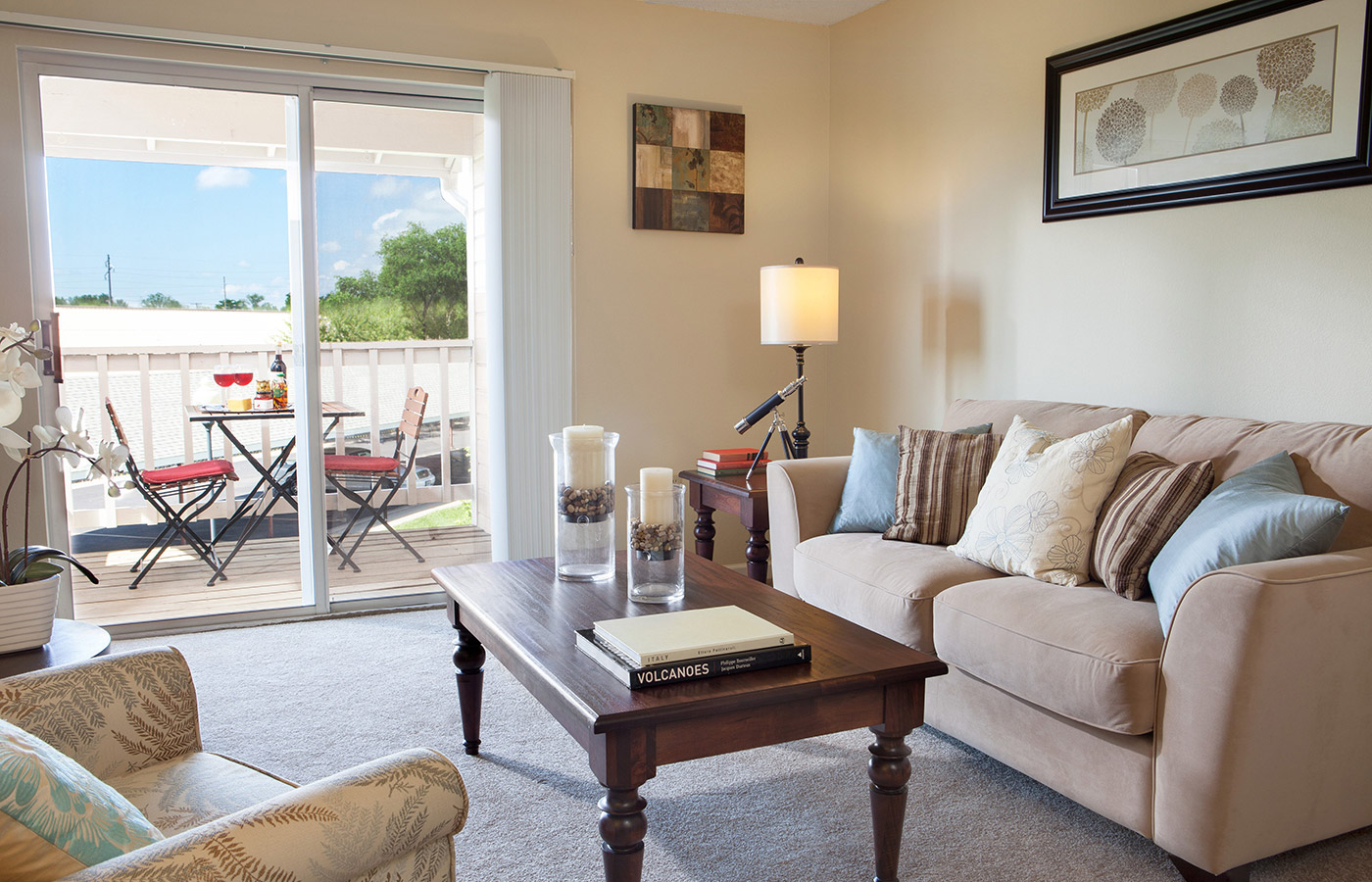 An apartment at The Fountains at Greenbriar.