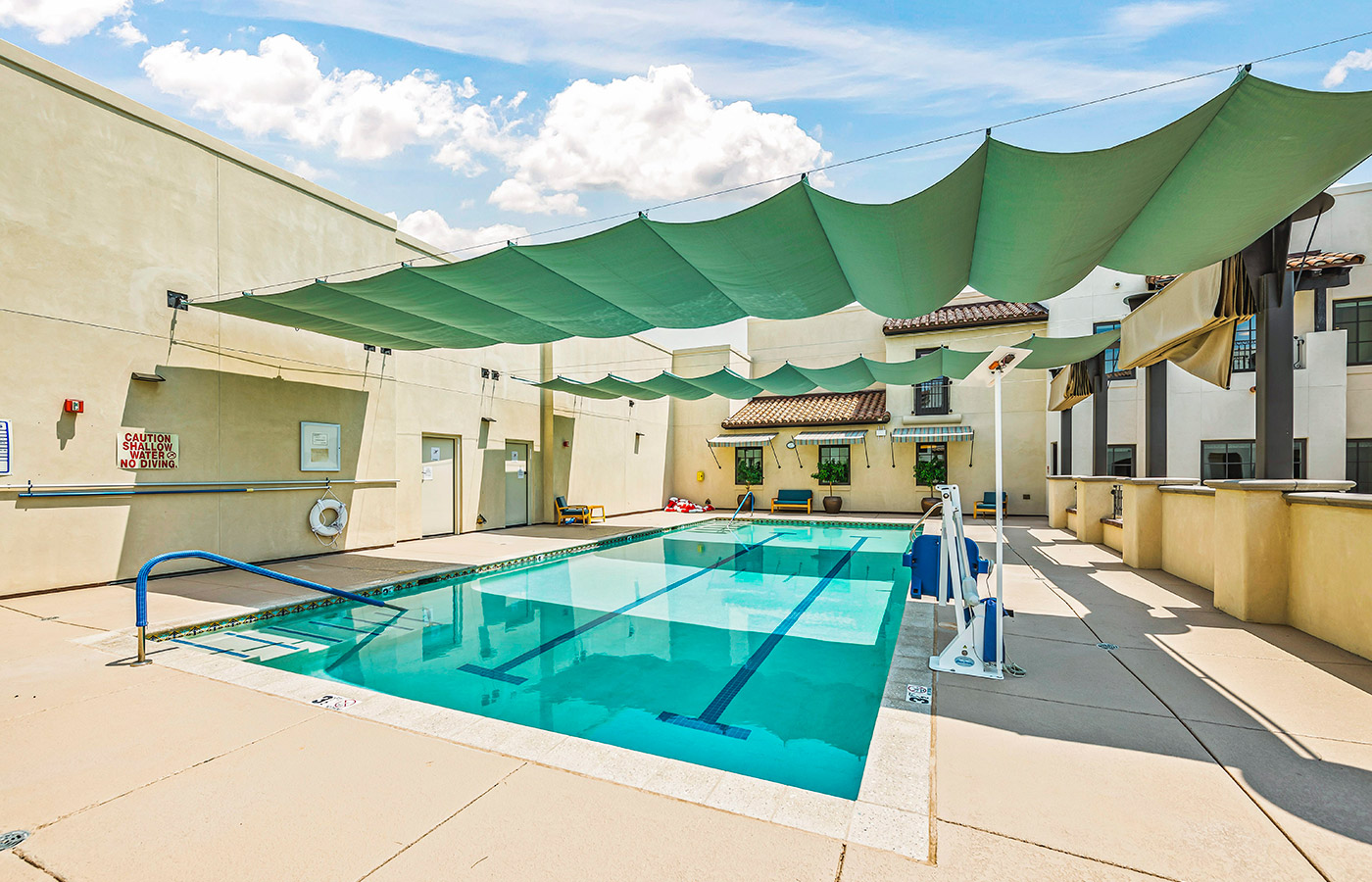 Outdoor pool.