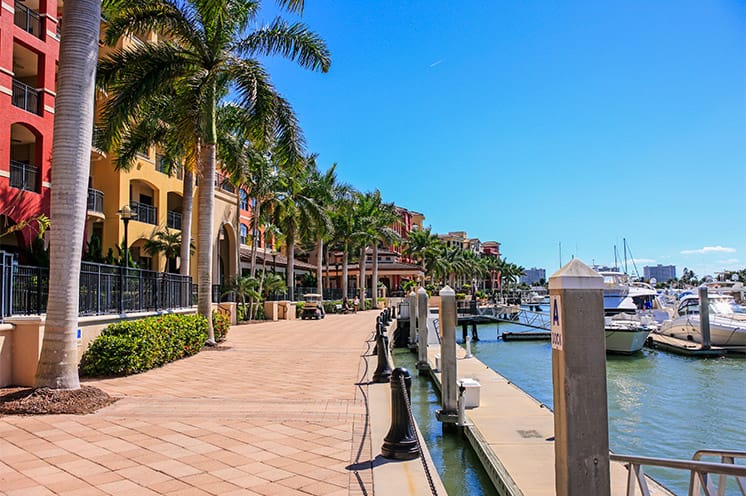 Marco Island walkway.