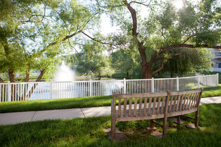 A park at The Fountains at Greenbriar.