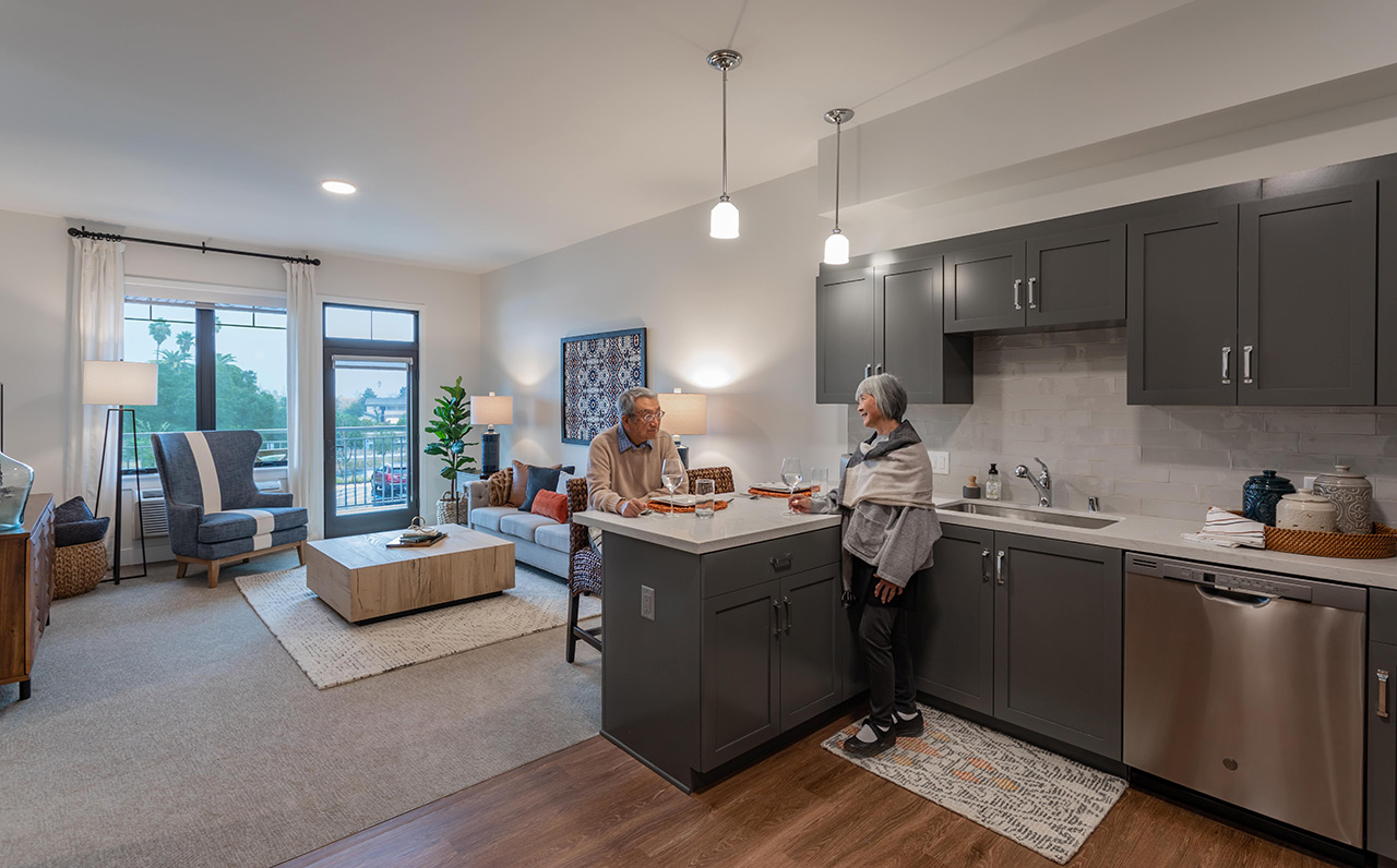 An apartment at The Watermark at Napa Valley.