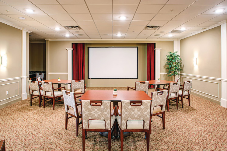 A theater at The Glades at ChampionsGate.