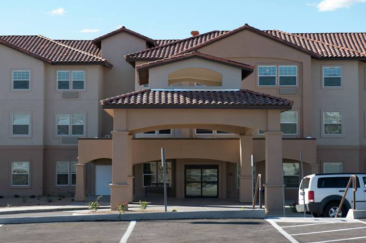 The exterior front of Joshua Springs Senior Living.