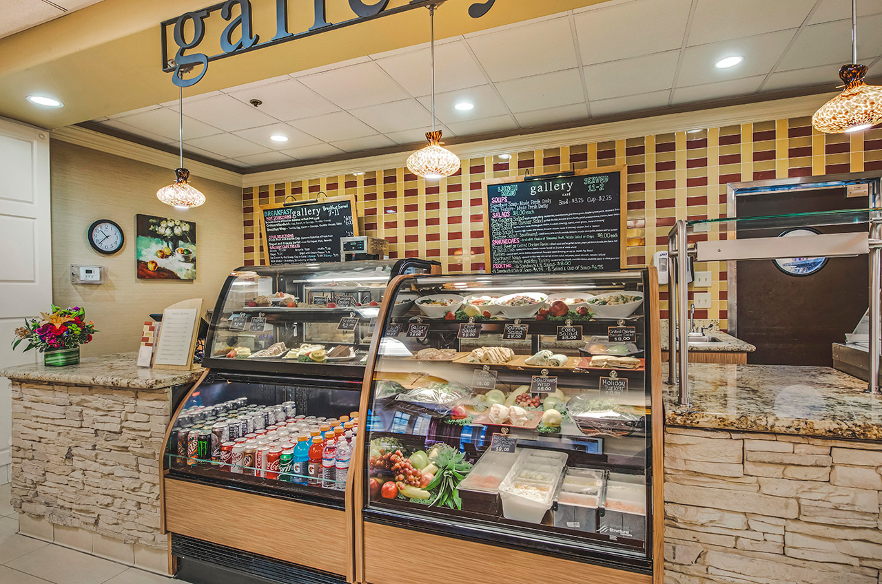 A bakery counter at the cafe in The Fountains at La Cholla.