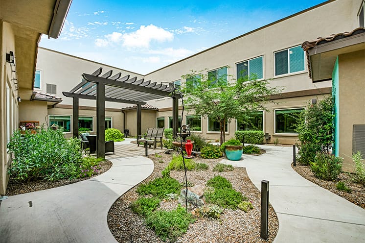 The exterior of The Watermark at Continental Ranch.