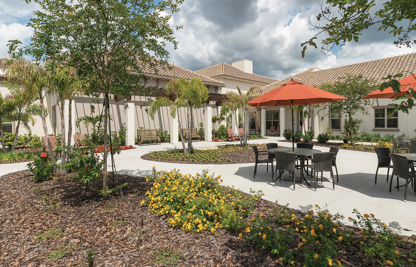 The Glades at ChampionsGate courtyard.