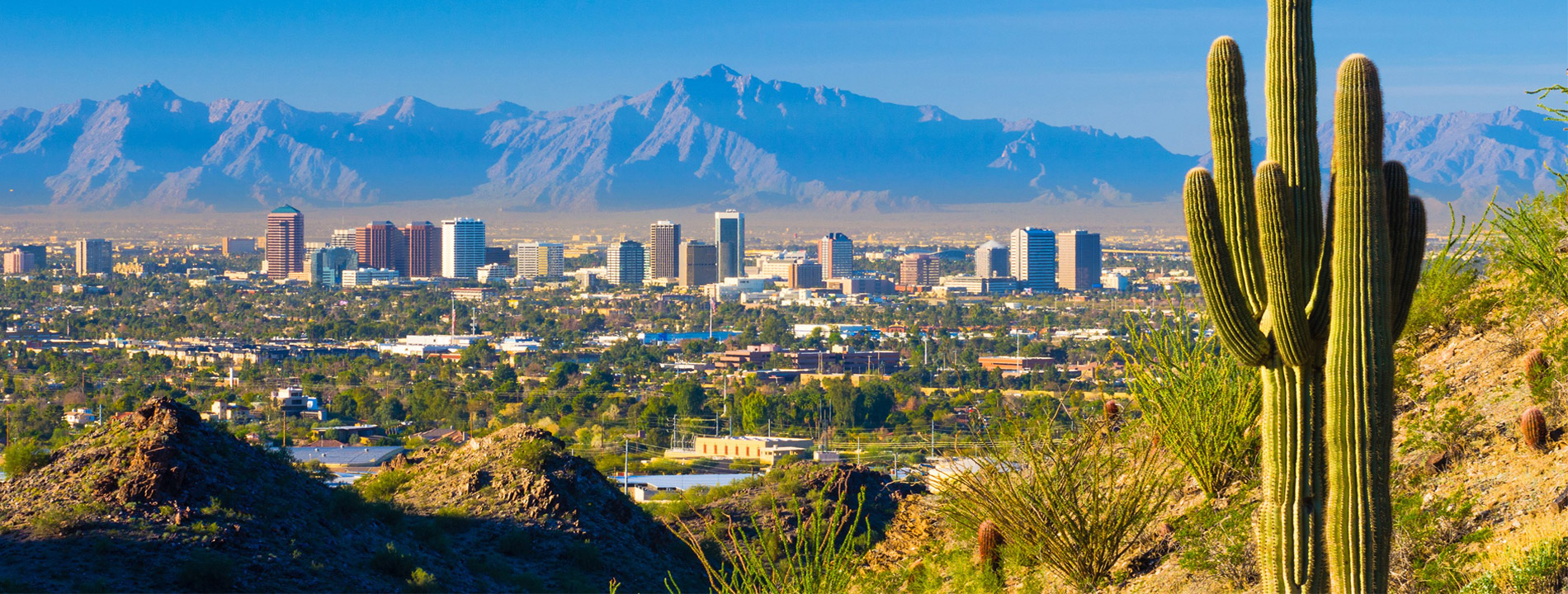 Casa Grande city and landscape.