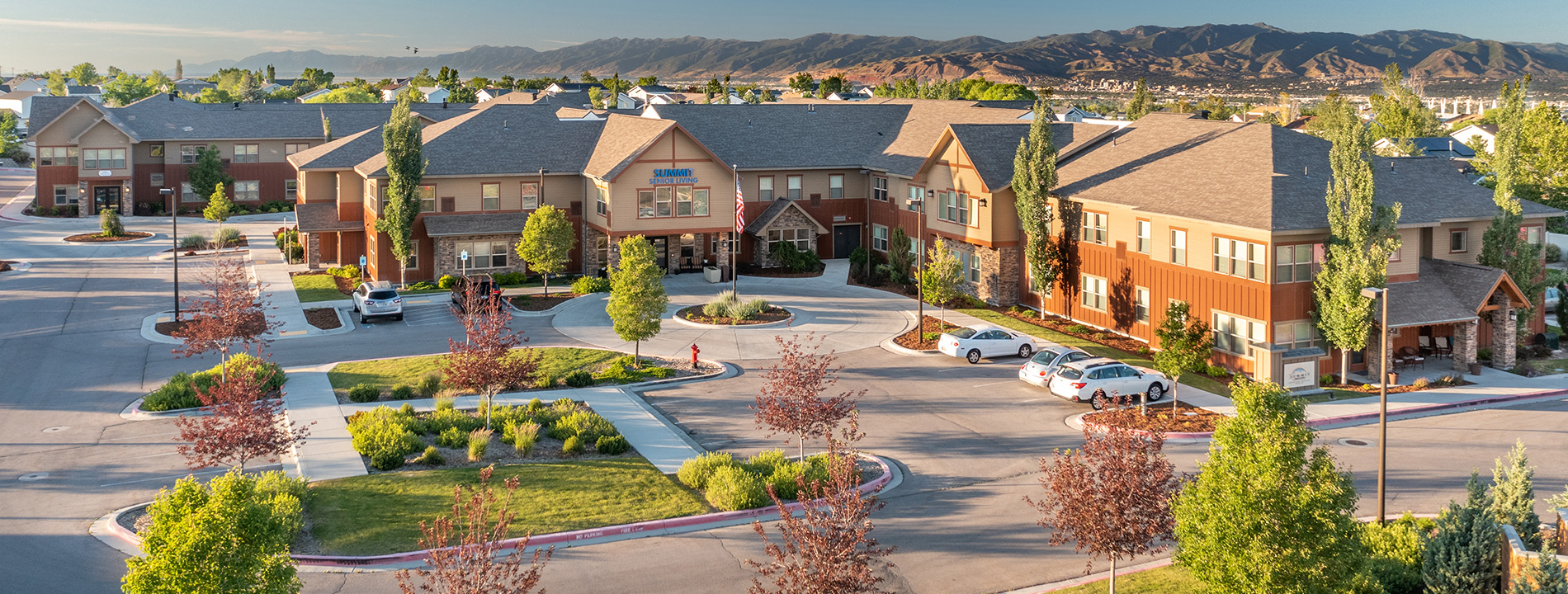 The exterior of Summit Senior Living.