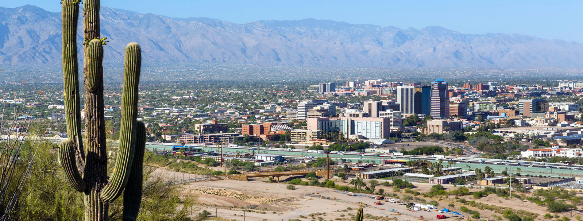 View of the city.