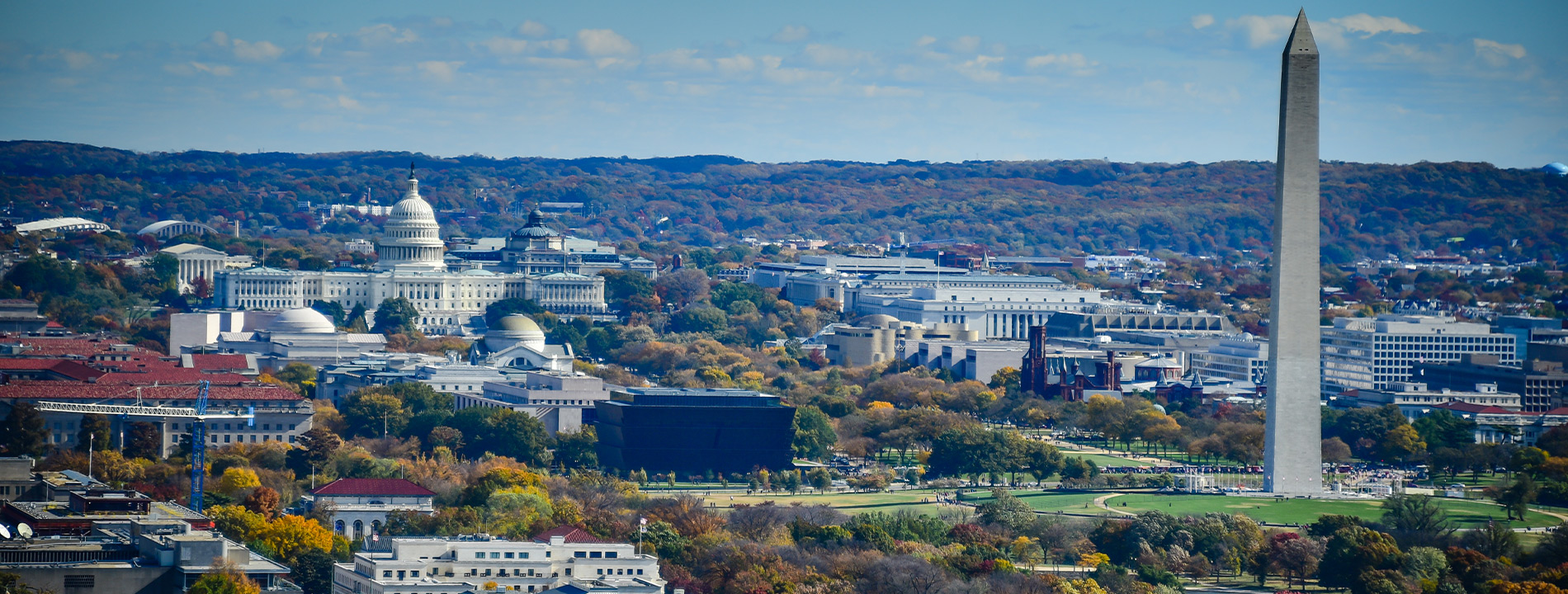 View of the city of Washington.